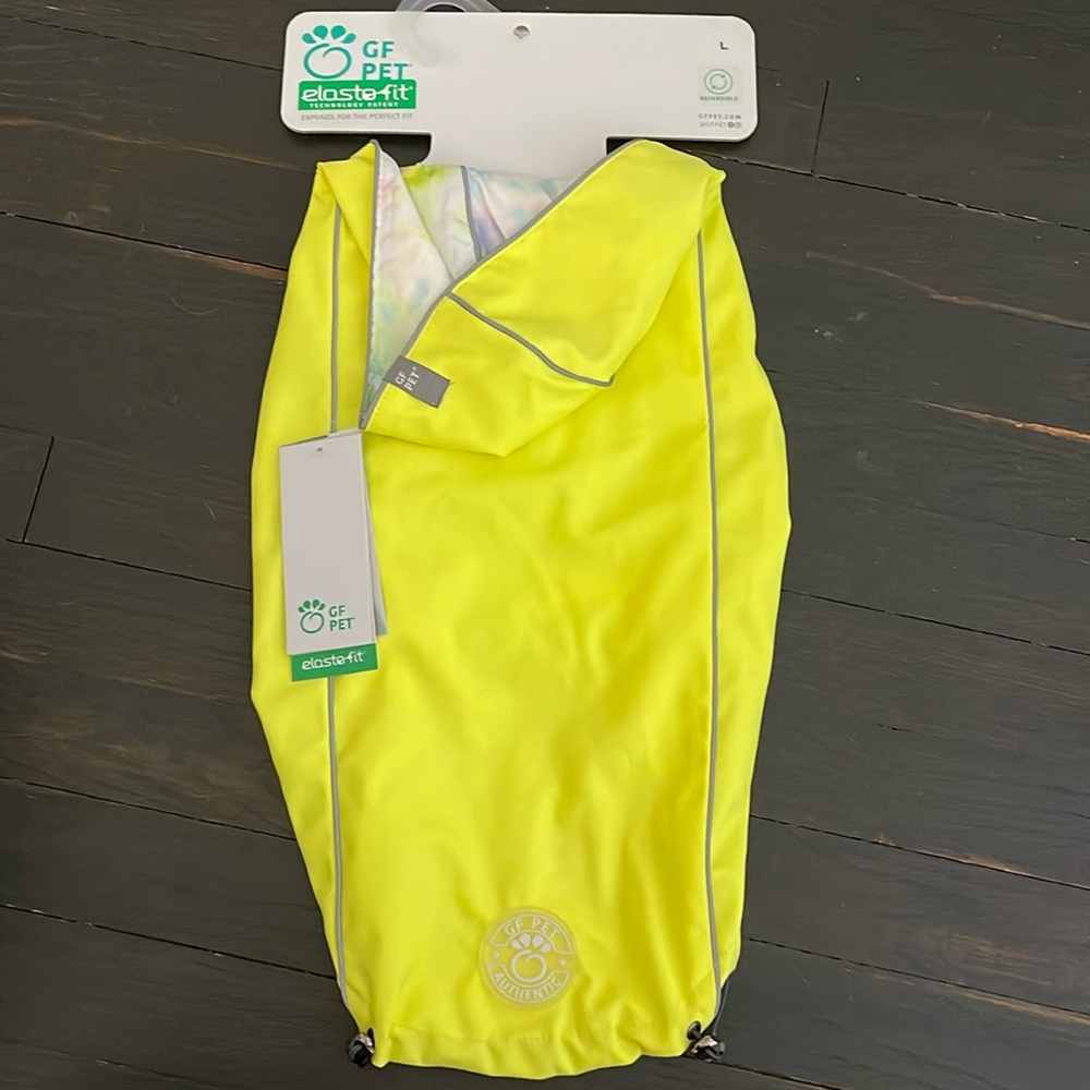 Reversible! NWTGF Pet Raincoat size: Large
